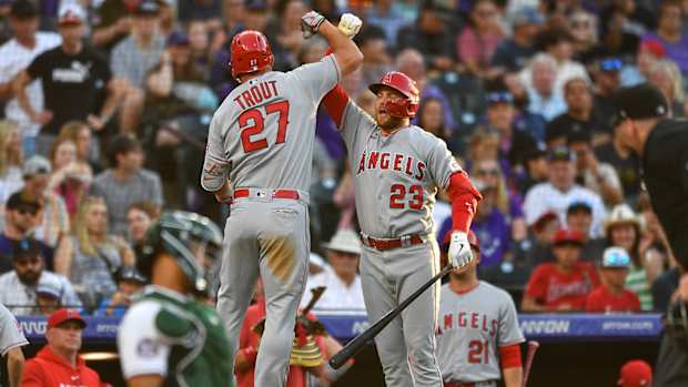 Angels Launch Back-to-Back-to-Back Home Runs, Score 23 Runs in Four Innings vs. Rockies